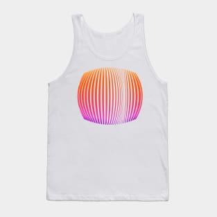 Pink stripes Linear pattern funny Tank Top